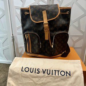 Authentic Louis Vuitton Monogram Sac a Dos Bosphore Backpack w/ Dustbag